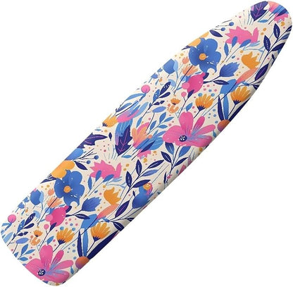 Cartoon Flower Field Easy Installation 15x54 Ironing Board Cover, Minimalist