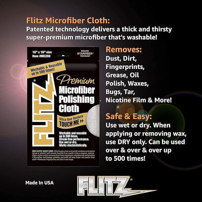 Flitz Premium Microfiber Polishing Cloth