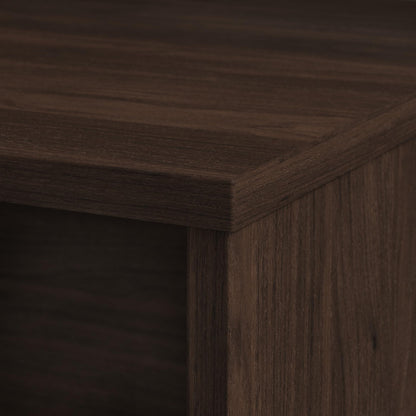 Bush Business Furniture Studio C 72W Computer Desk with Wire Management and Modesty Panel in Black Walnut, Professional Table for Home Office and Corporate Office