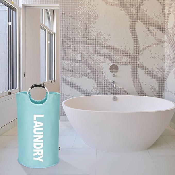 DOKEHOM 125L X-Large Collapsible Washing Laundry Basket Bag