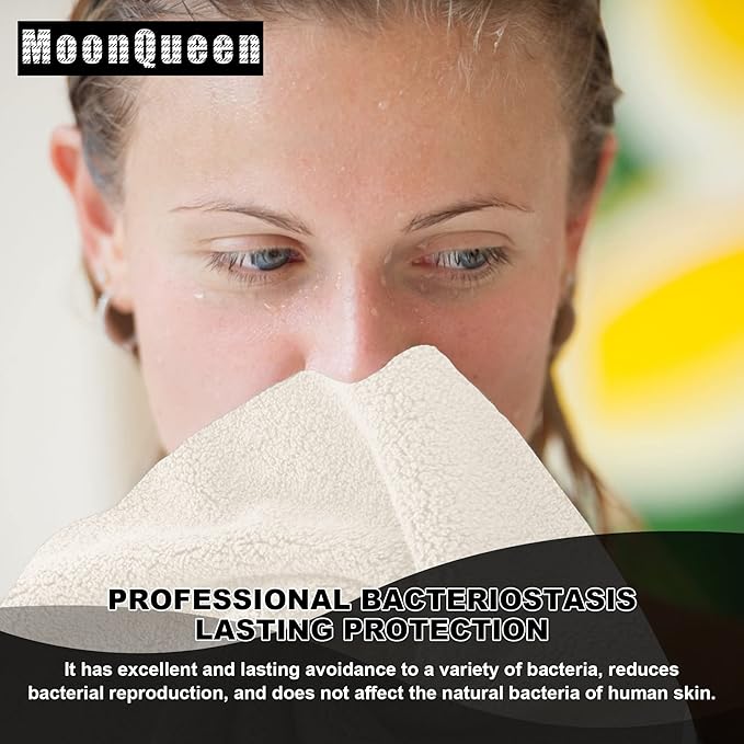 MOONQUEEN Microfiber Facial Cloths Fast Drying Washcloth 12 Pack