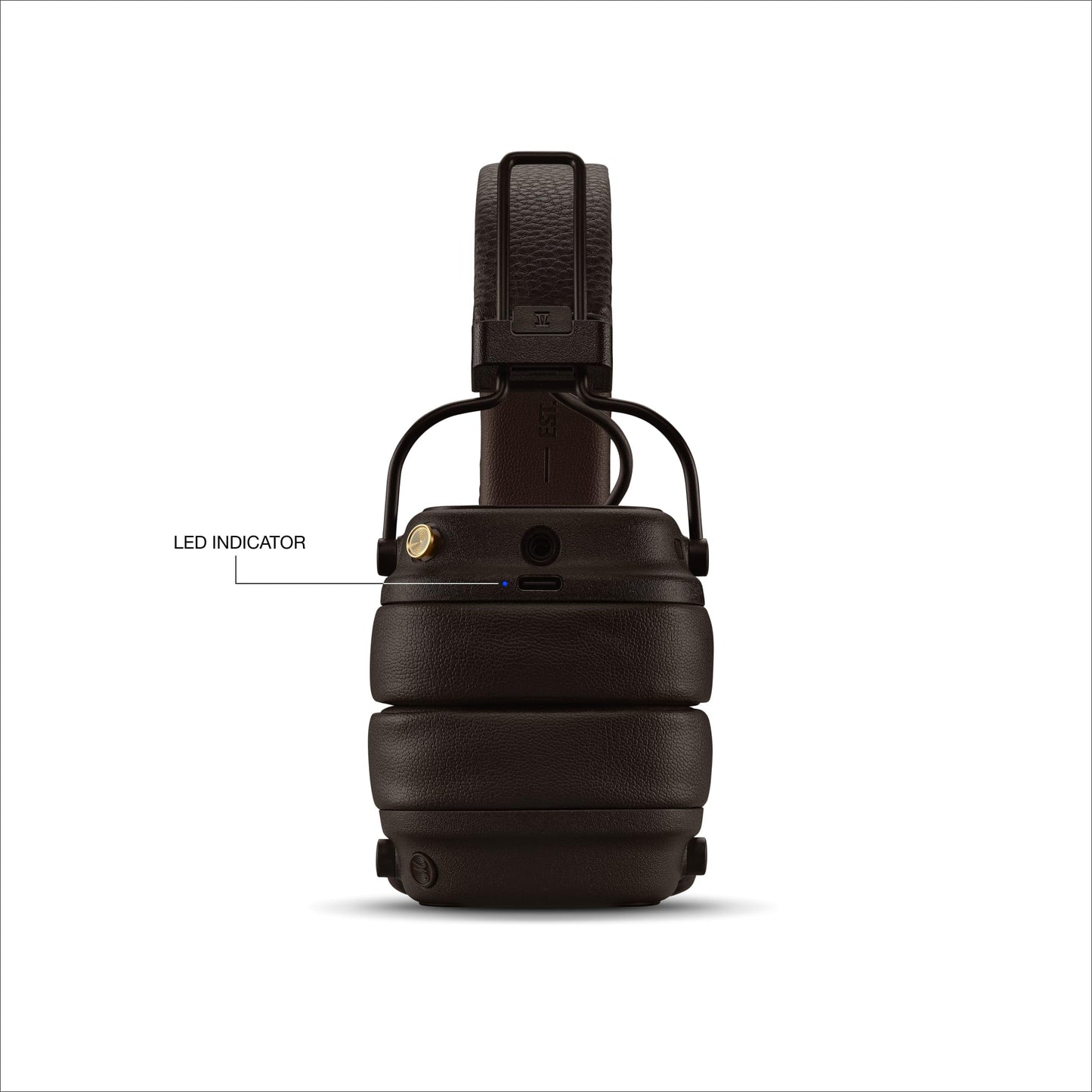 Marshall Major V On-Ear Wireless Bluetooth Headphones - Brown
