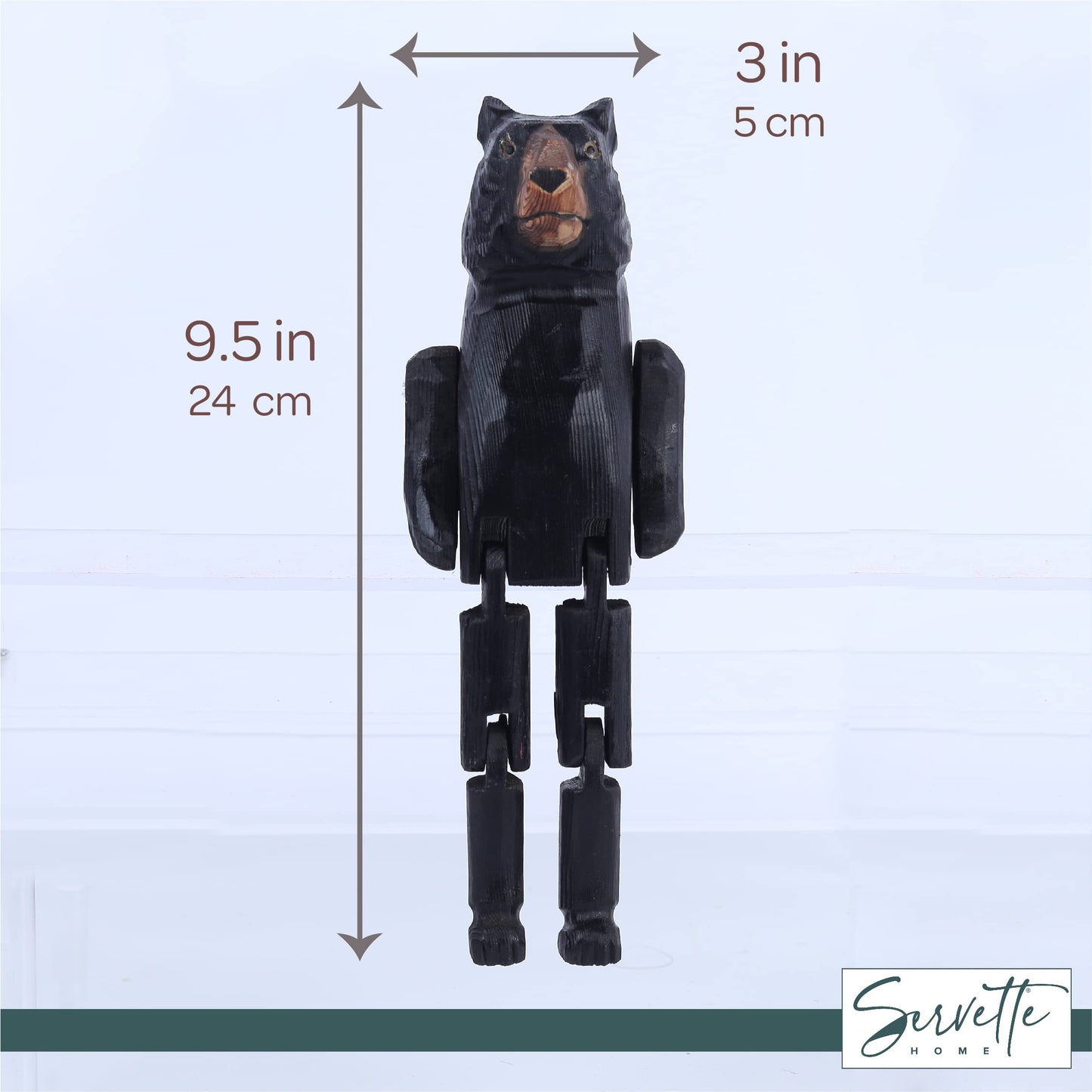 Novelty Shelf Sitters with Dangling Legs for Home décor (Brown)