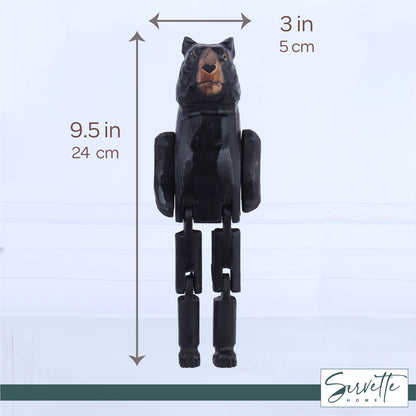 Novelty Shelf Sitters with Dangling Legs for Home décor (Brown)