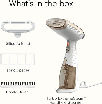 Conair Turbo Extreme Steam Hand Held Fabric Steamer, 15 min, 7.3 oz