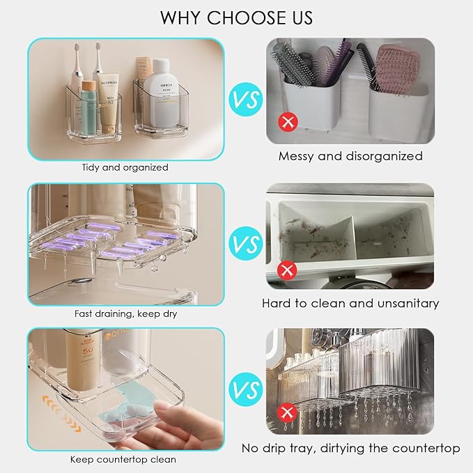 Toothbrush Holders for Bathroom