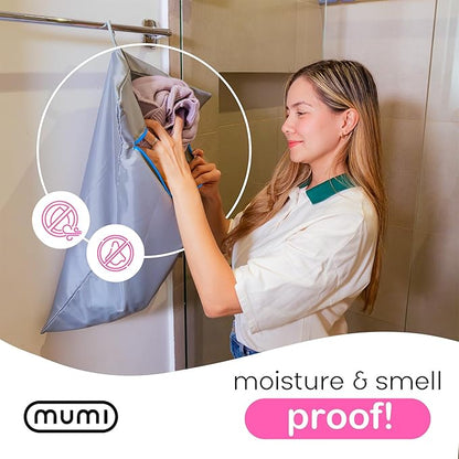 MUMI Travel Laundry Bag – Moisture & Smell-Proof Clothes Bag
