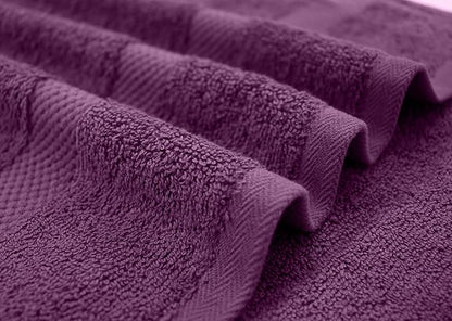 DAN RIVER Bath Towels Set of 4, 27 x 54 Inches, 100% Cotton, Larger & Lighter