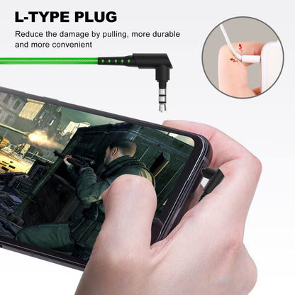 Innens Wired Earbuds in Ear Headphone with Mic and Volume Control for Gaming, 3.5MM Noise Cancelling Stereo Bass Gaming Earbuds for iPhone, Smartphone,Switch, PS4, Xbox One, iPad, PC