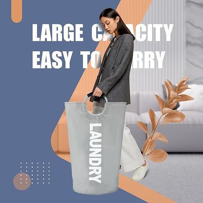Caroeas 90L Laundry Basket, Waterproof Laundry Hamper, Laundry Bag