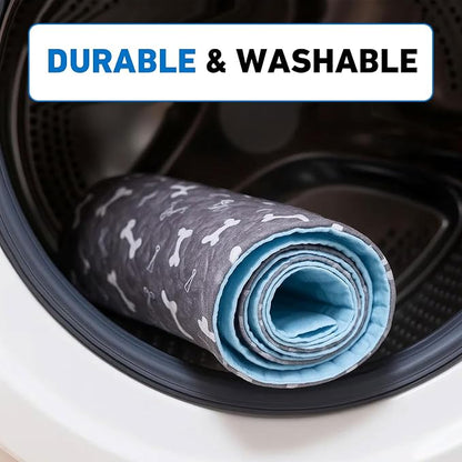 Puppy Pads with Pheromones,Washable Puppy Pee Pads for Dogs,Reusable Puppy Pads Washable for Dogs & Cats, Washable,Durable Leak-Proof & Anti-Slip Pet Training Pads for Home & Trave(Brown-2, S)