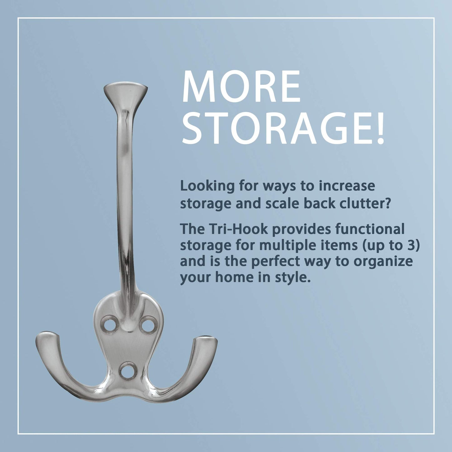 Liberty Hardware 129848 Wall Mounted Coat Rack with 5 Decorative Hooks, 27-Inch, Satin Nickel and White