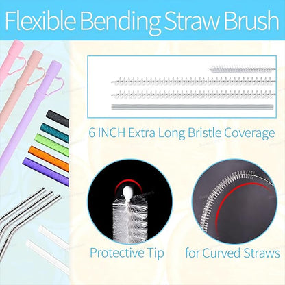 8Pcs Water Bottle Cleaner Brush Compatible