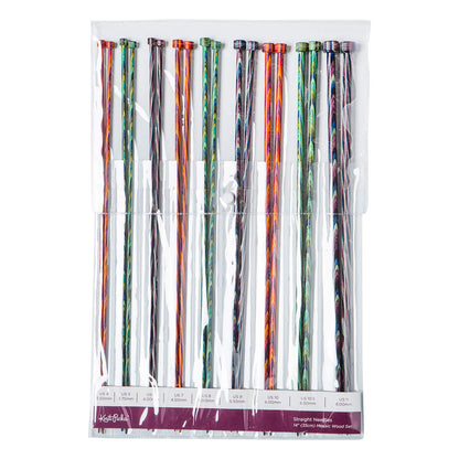 Knit Picks Straight Single Point Wood Knitting Needle Set US 4-11 (Mosaic 14")