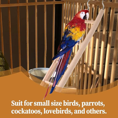 4 Pcs Wooden Bird Ladder Bird Toys for Parakeets Ladder Climbing Parakeet Toys Hanging Birds Ladders for Cage Cockatoo Toy for Parrots, Cockatoo, Lovebirds