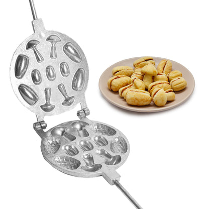 Ultimate Assorted Cookie Maker For Filling from 3 Oreshki Mold + 4 Pine Cone Cookie Cutter + 4 Mushroom Cookie Candy Maker - Walnut Mold - Molde Para Hacer Nueces Cubanas