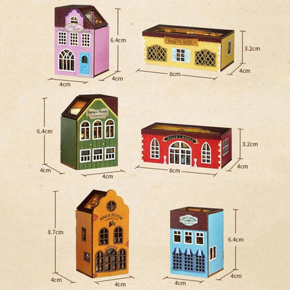 DIY Miniature House Kit, CUTEROOM Mini House Kit for Adult to Build, Wooden Dollhouse Making Kit with Furniture, Christmas Birthday Gifts