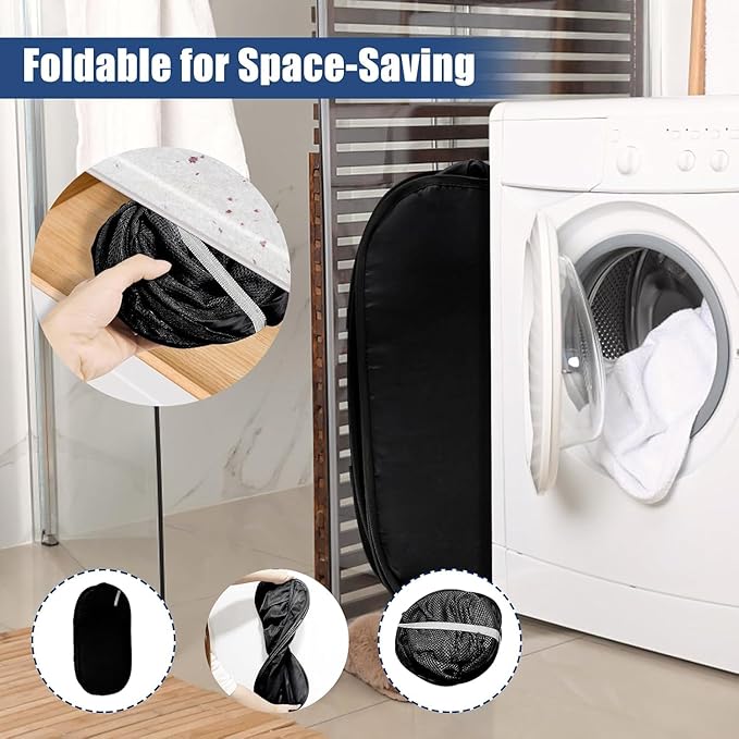 Collapsible Laundry Baskets, Upgrade Pop Up Laundry Hamper