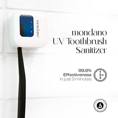 Mondano UV-C Toothbrush Sanitizer and Holder, Toothbrush Case