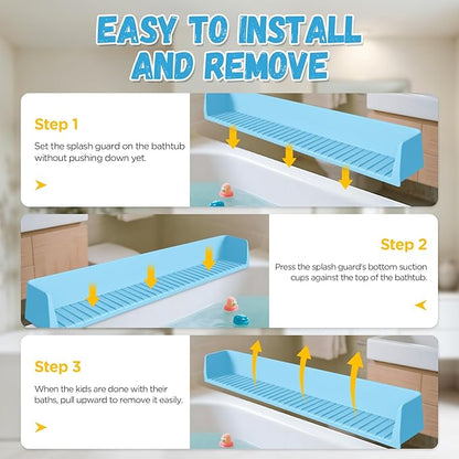 Splash Guard for Bathtub Kids