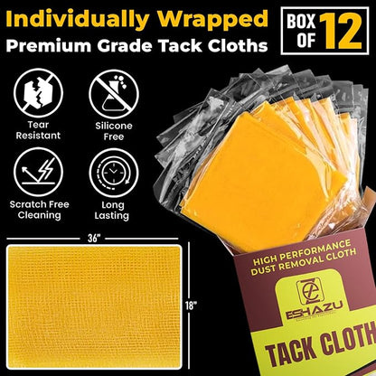Eshazu Premium Tack Cloth – Professional Grade Dust and Particle Remover