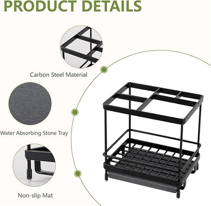 Carbon Steel Toothbrush Holders