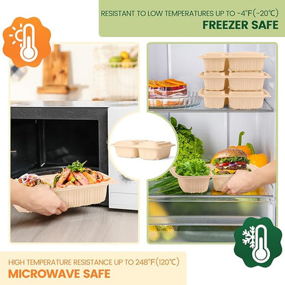 100 Piece Meal Prep Containers Reusable