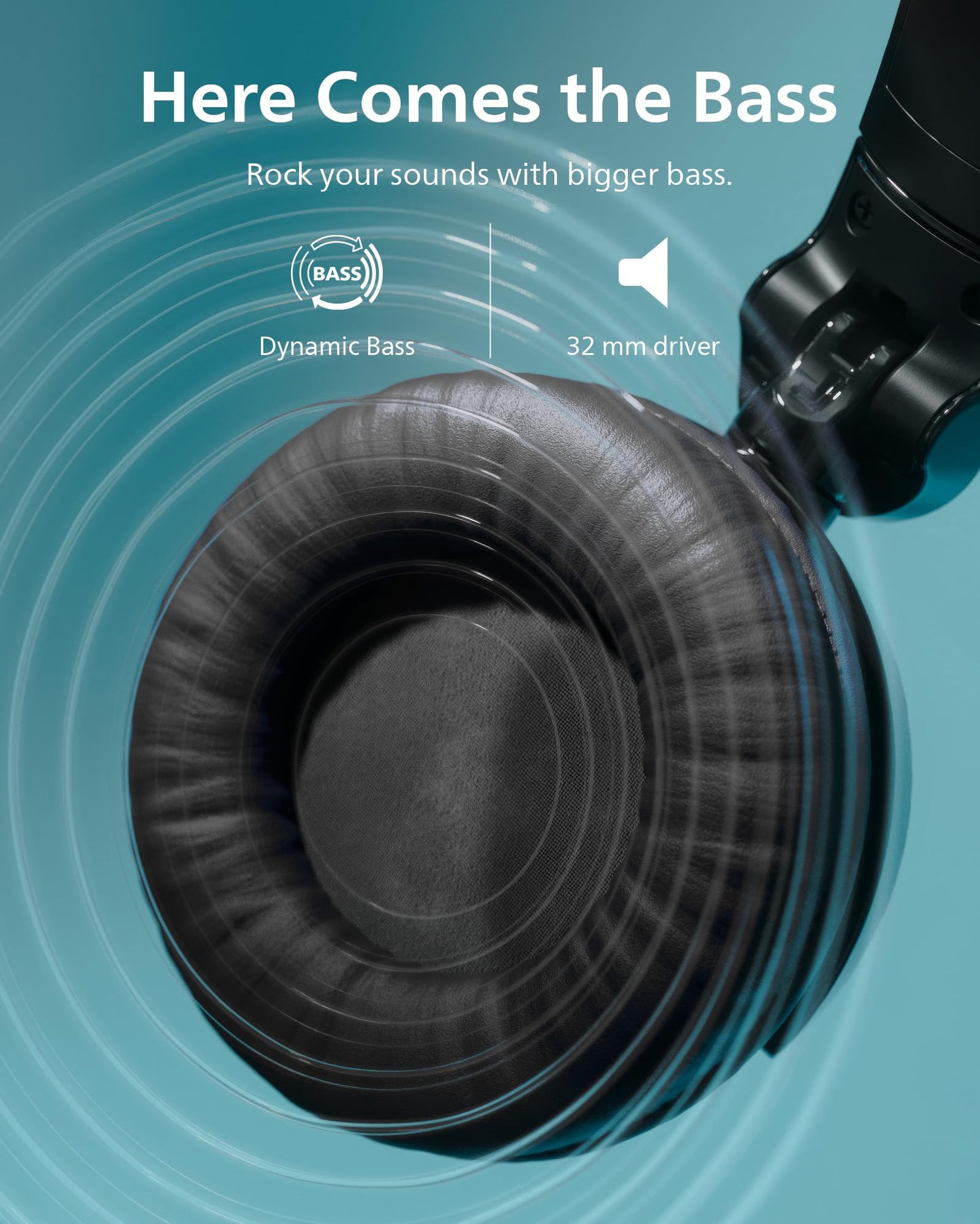 PHILIPS H3209 Wireless Headphones,On-Ear Bluetooth Headphones, Dynamic Bass, Sound Signature,Clear Call,25H Battery Life,Fast Charging,Soft Ear Cups,Bluetooth 5.3,Compact Design,Light,Dark Black