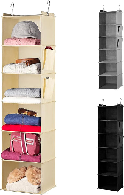 Handy Laundry Hanging Closet Organizer