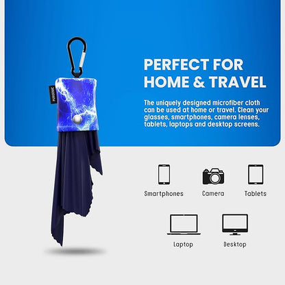 Microfiber Cloth & Glasses Wipes Lens & Glasses Cleaning Cloth