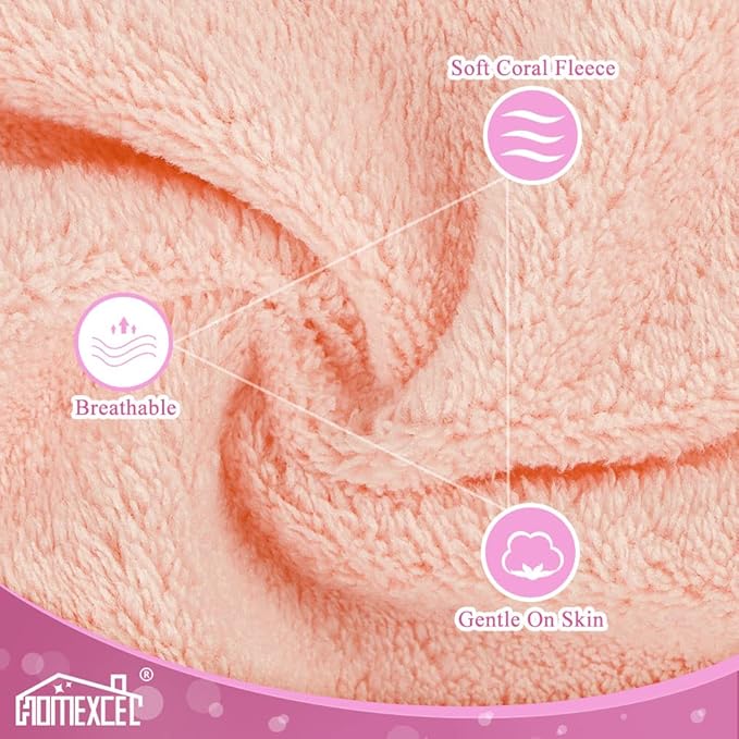 HOMEXCEL Premium Makeup Remover Cloth 24 Pack, Reusable Super Soft 7 x 7 Inch