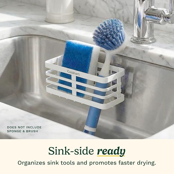 Cuisinart Sponge Holder for Kitchen Sink—Metal Sink Caddy