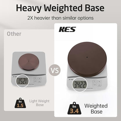 KES Bronze Toilet Paper Holder Stand, Toilet Roll Holder Free Standing with Heavy Base, 18/8 Stainless Steel, BPH283S1-BB