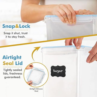 Shazo 2 PC Extra Large Bulk Food Storage Containers