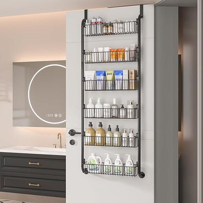 MIAOLI Over the Door Pantry Organizers and Storage, 6-Tier Spice Rack, Home &