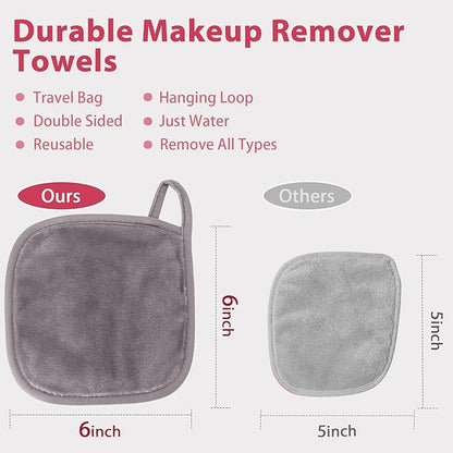 Makeup Remover Cloth, Makeup Remover Pads Microfiber Face Washcloth