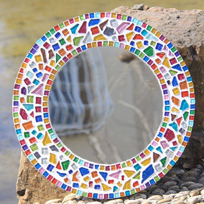 0.7X2.1 CM (0.27X0.82 inch) Stained Glass Strip,Clear Glass Mosaic Pieces DIY Mosaic Tiles Hobbies Art Crafts Material 200g(0.44lb) (Green)