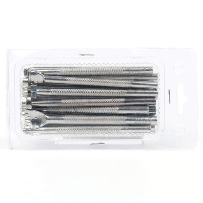 DUJISO Leather Working Saddle Making Tools DIY Leather Craft Stamps Set 20pcs Silver