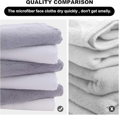 MOONQUEEN 30 Pack Microfiber Face Towel