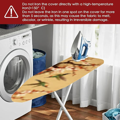 Nuxovilar Hummingbird & Plum Blossom Ironing Board Cover, 15 * 54inch, Fit Most
