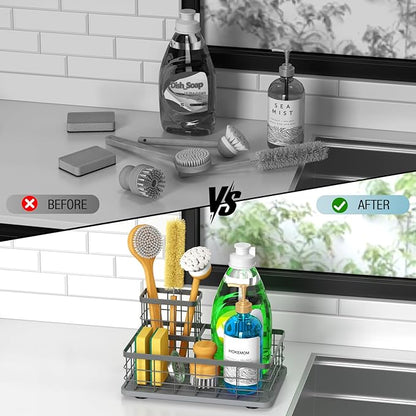 Kitchen Sink Caddy Organizer, Sponge Holder