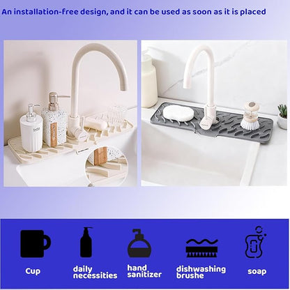Silicone Faucet Splash-Proof pad, Universal Faucet Cover, Suitable