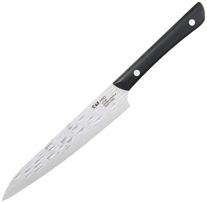 Kai PRO 6" Chef’s Knife, Hand Sharpened Kitchen Knife for Professional and Home Chefs, Japanese AUS6M Stainless Steel Blade, Full-Tang POM Handle, NSF Certified