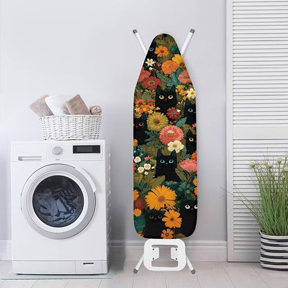 Black Cat Print Ironing Protector