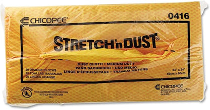Chicopee 0416 Stretch 'n Dust, Medium Duty 24" x 24" Unfolded Dust Clothes