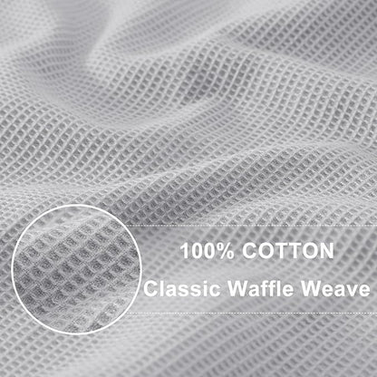 Homaxy 100% Cotton Waffle Weave Kitchen Towels