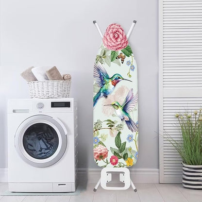 Floral Hummingbird Ironing Board Covers Standard Stylish Washable Ironing Board
