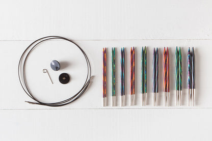 Knit Picks Interchangeable Knitting Needle Variety Pack - Sizes 4-11 and 13, 15, and 17 (Mosaic)