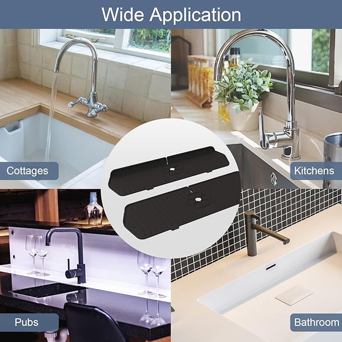 Faucet Guard - 90 Foldable Drain Mat