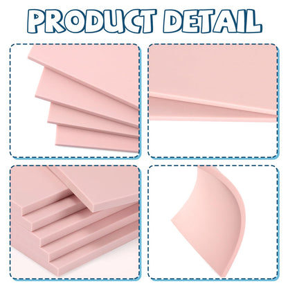 12Pcs 4"x6" Rubber Linoleum Blocks for Printmaking - Complete Stamp Carving Kit, Ideal for Linocut Block Printing, DIY Art Projects & Craft Supplies